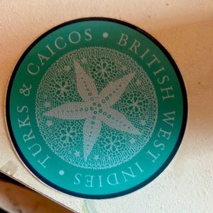 RARE Turks & Caicos STICKER!